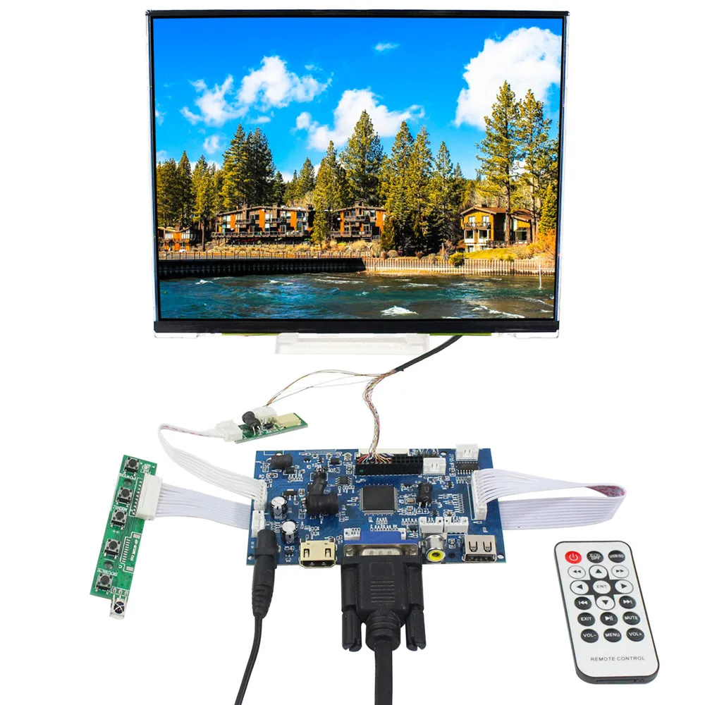 

10.4 inch IPS LCD LTD104EDZS 1024x768 display Screen with VGA HDMI Audio Controller driver Board
