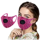 Женские модные маски, маски, маски для Хэллоуина, косплей, принт, дышащая Маска для лица, Маска с фильтром