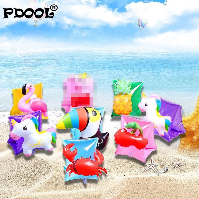

Swimming Arm Ring Inflatable Children Baby Floats Hand Swim Pool Floating Safety Flamingo Float Swimming Circle