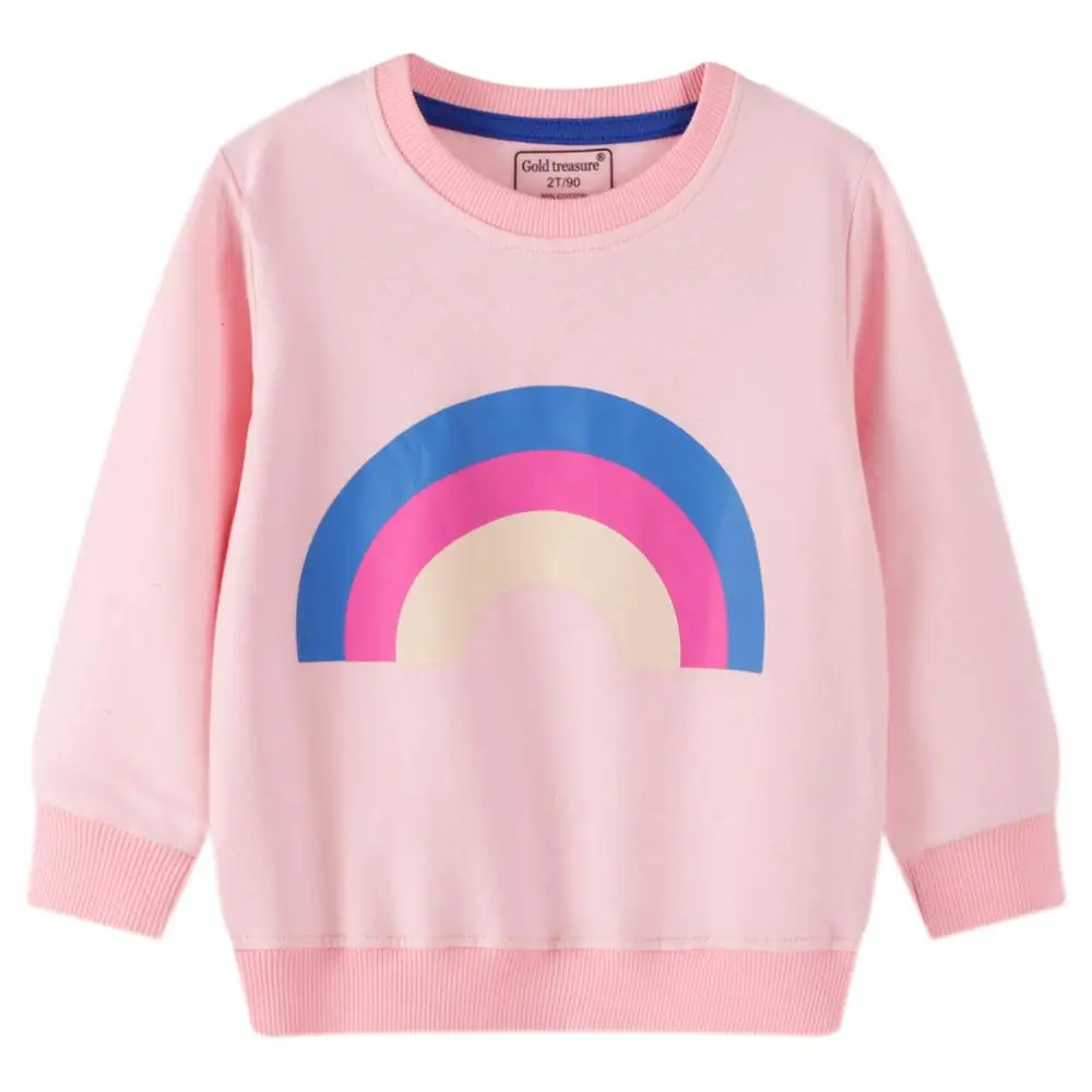 Детские весенние свитшоты HH карамельных цветов для девочек хлопковая одежда с