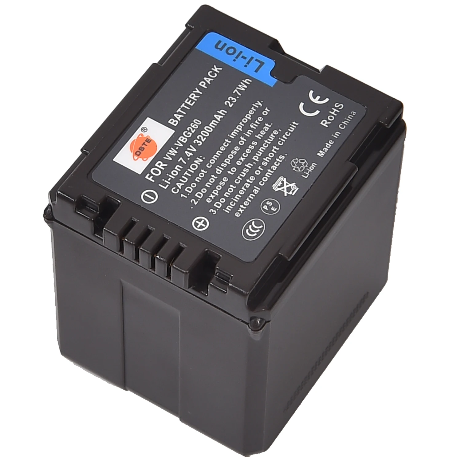DSTE 2 шт. VW VBG260 аккумуляторная батарея + зарядное устройство для путешествий и
