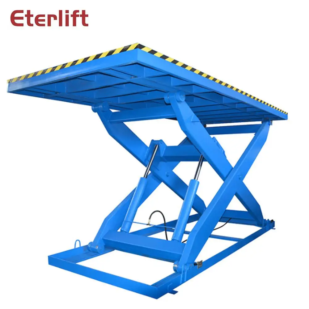 Различные виды стационарных ножничных подъемных столов используются для