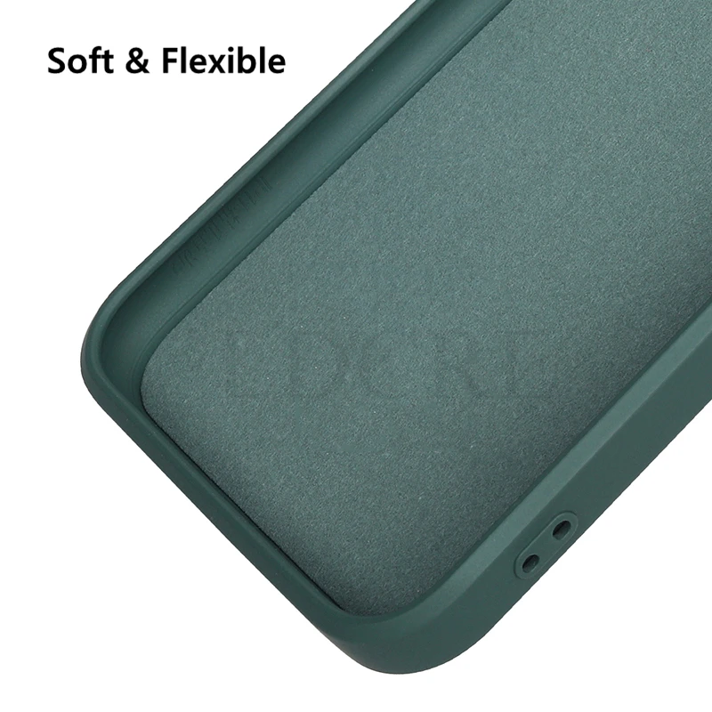 Funda cuadrada de silicona l&iacute;quida para Samsung Galaxy A22, cubierta de goma para Samsung Galaxy M52 5G, M32, M22, A03S, A22, A22S-3