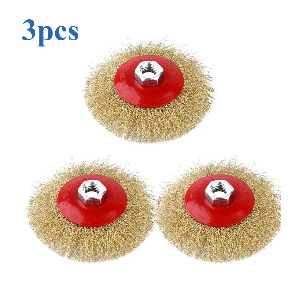 

Angle Grinder Steel brush Wire Brush Tools 8500 rpm Multifunction 3Pcs
