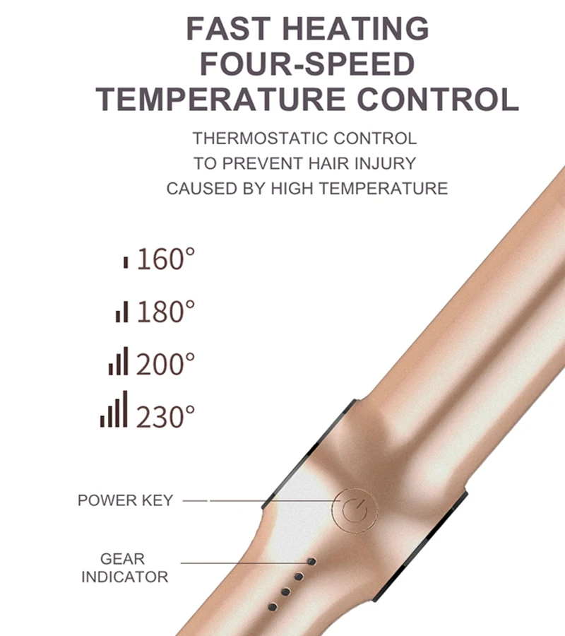 2 в 1 спиральный выпрямитель для волос утюги завивки палочка профессиональный