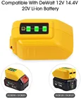 Зарядное устройство с USB-преобразователем для DEWALT 10,8 В, 12 В, 18 в, 20 в, преобразователь литий-ионных аккумуляторов DCB090, USB-адаптер для зарядки устройств, источник питания