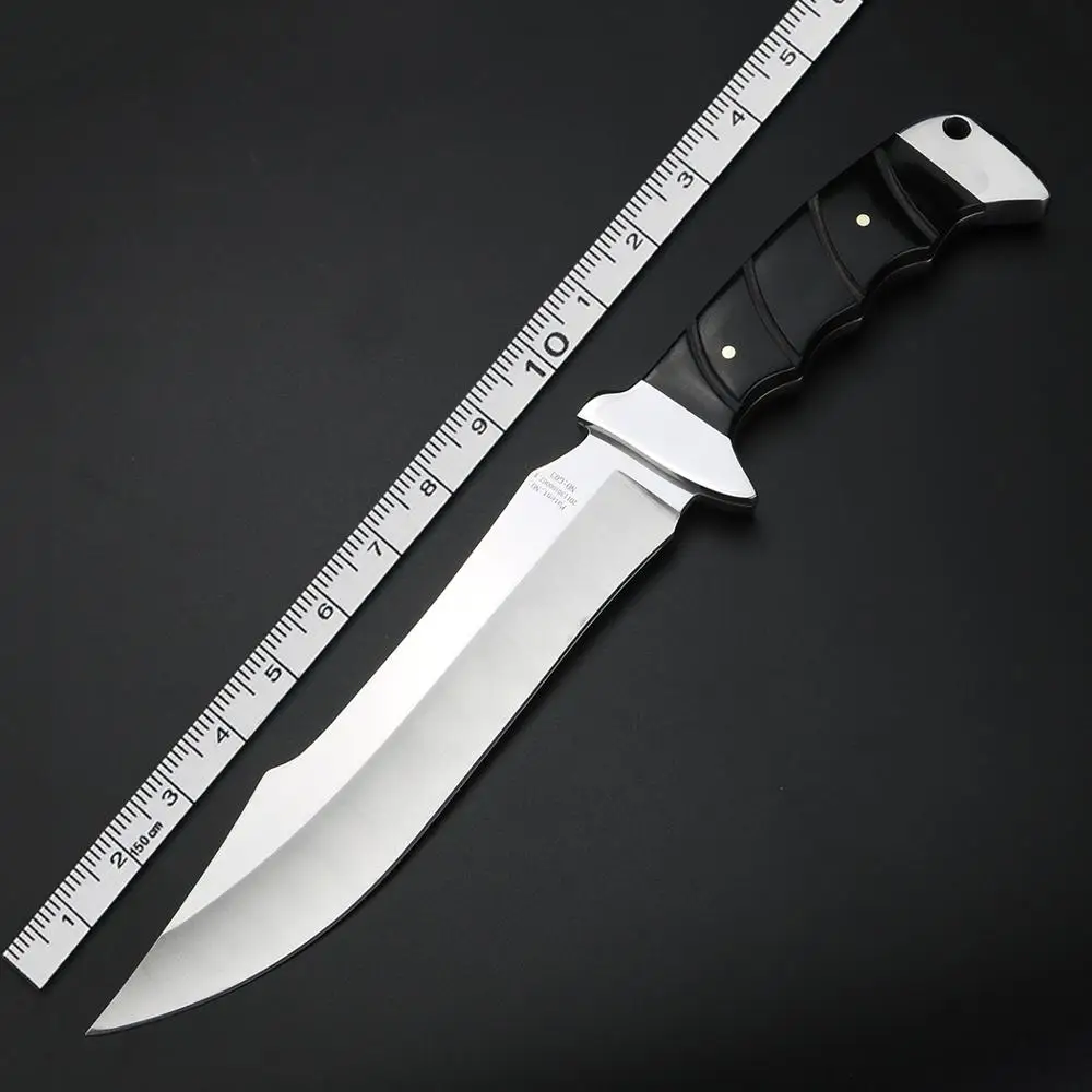 

Outdoor Hunting Knife Full Tang Fixed Blade Camping Survival Knife for Jungle Adventure Hiking Handmade Knives