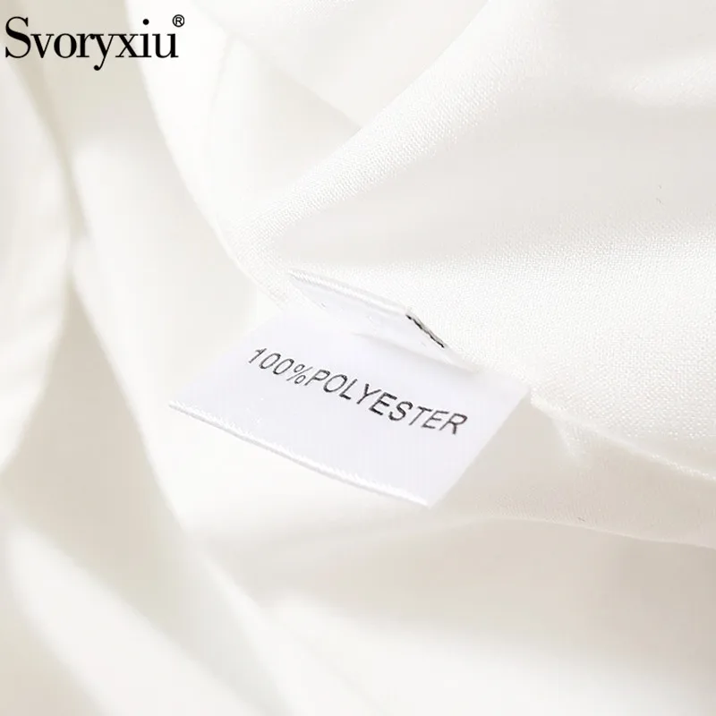 

Svoryxiu Runway Fashion Autumn Winter luxury Party Long Dress Women's Elegant Lace V-Neck Bow Print Slim Dresses + Sashes