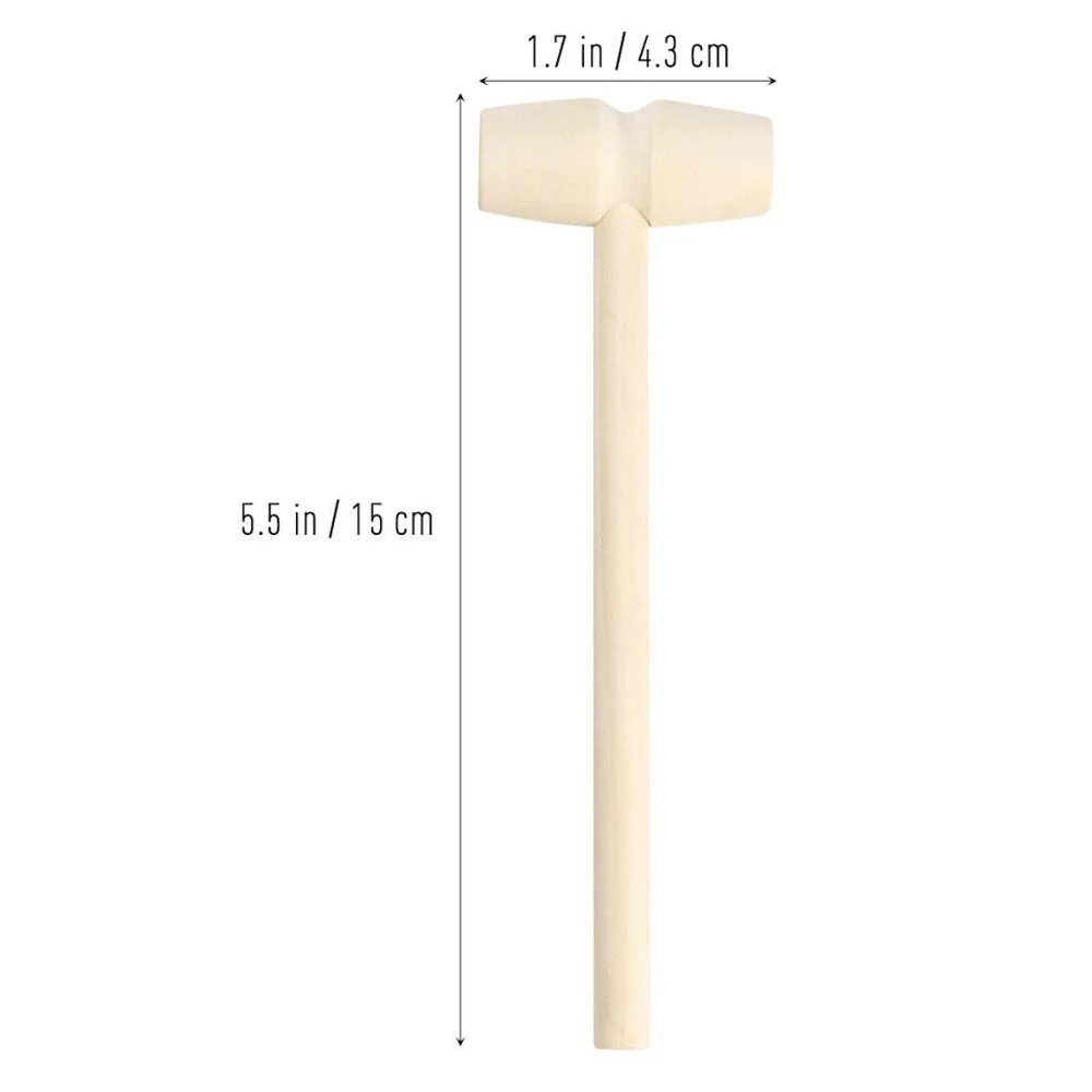 10 шт Мини DIY деревянный молоток домашний декор стучать игрушка обучающая для