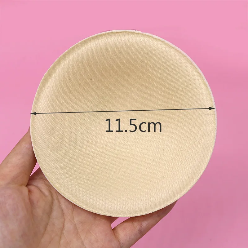 

9-3Pairs Round Spong Bra Pads Sexy Swimsuits Bikini Insert Removeable Women's Bra Pads Breast Enhancer Chest Push Up Cups