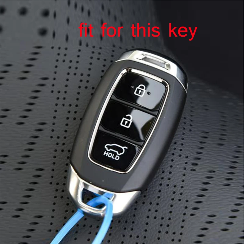 

For Hyundai Kona Elantra Key Cover Key Case For Hyundai Solaris I30 Verna 2020 Encino Ix25 Santafe Creta Case For Keyless Access