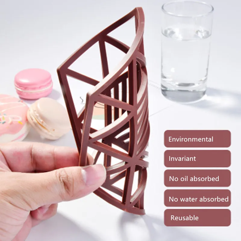 Скандинавский силиконовый стол теплоизоляция подставка для чая противоожоговый