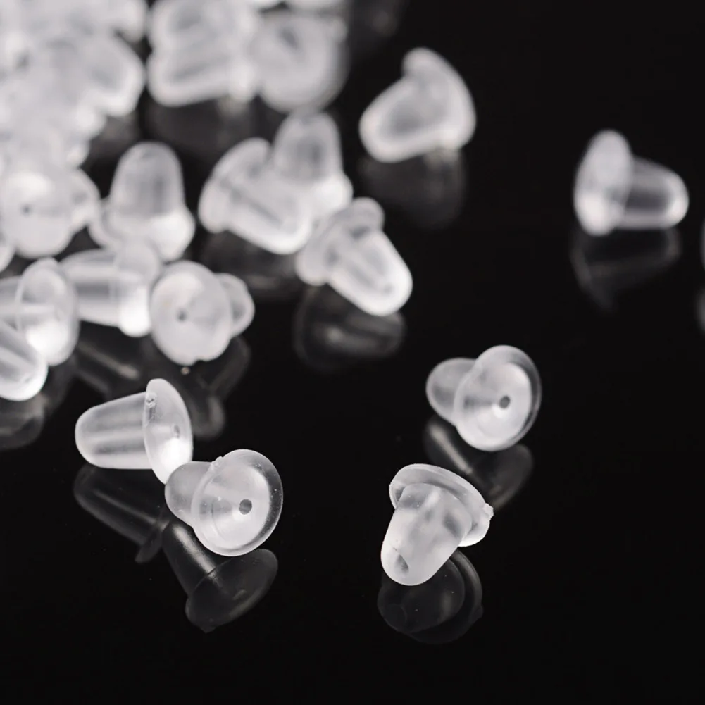 Разнообразные пулевидные затычки для ушей прозрачные пластиковые серьги