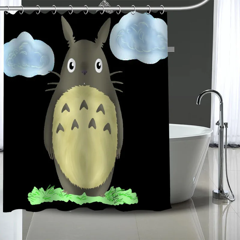Занавеска для ванной из полиэстера с рисунком Аниме Тоторо на заказ