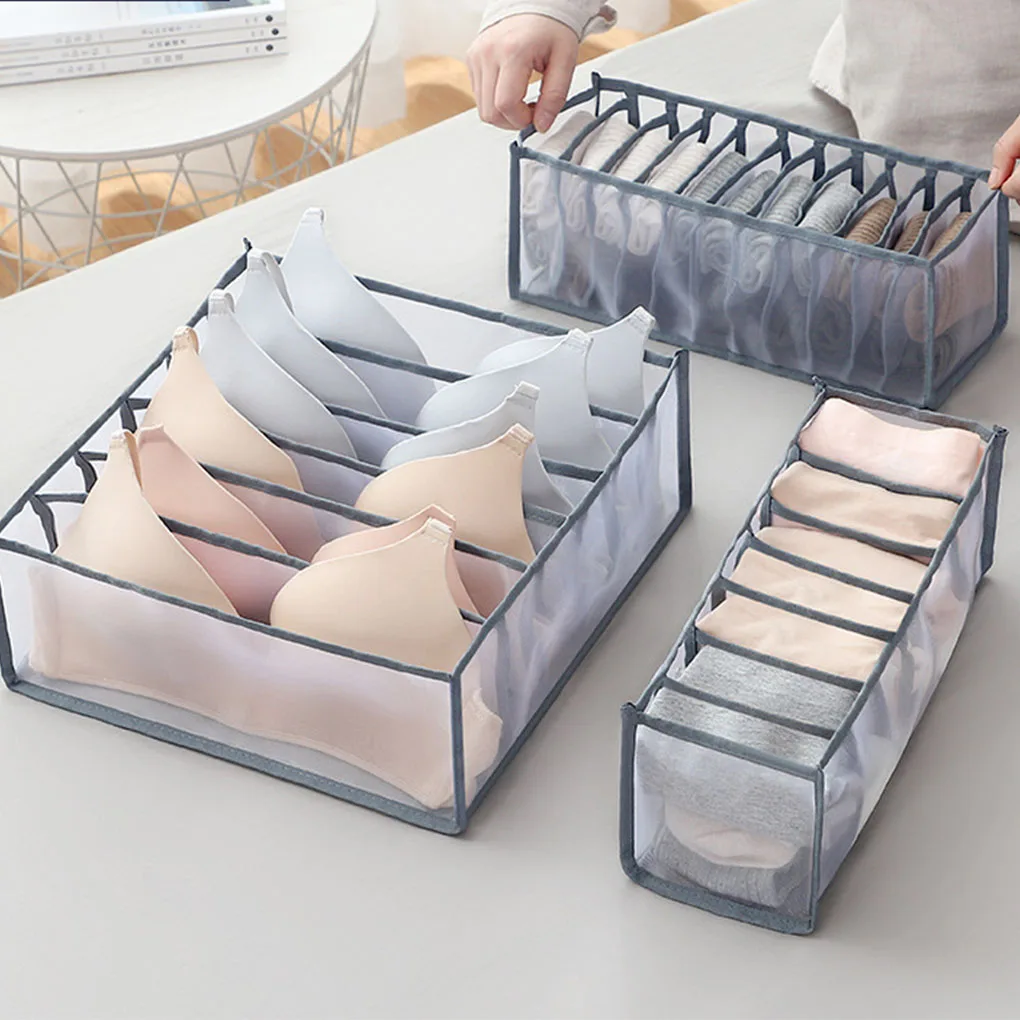 

Underwear Storage Box Socks Bra Drawers Divider Box Underpants Storage Box Cabinet Drawer Divider Organizer Dormitory Save Space