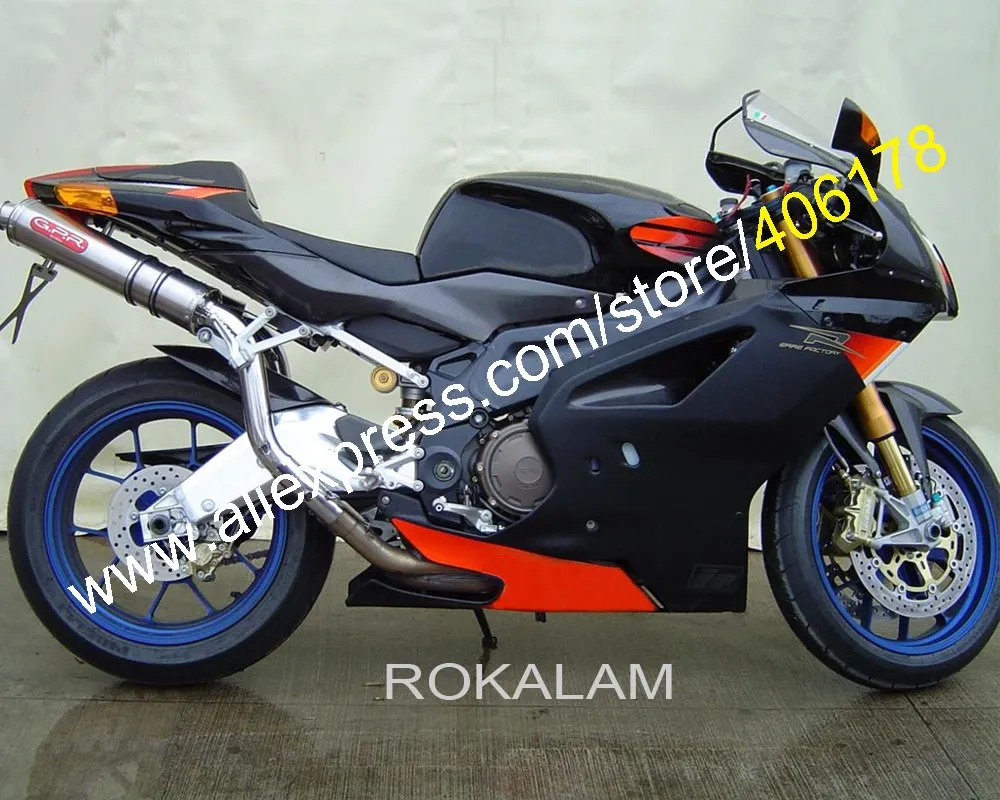 03 06 RSV 1000 послепродажный обтекатель для Aprilia RSV1000 2003 2004 2005 2006 Красный Черный