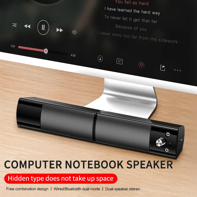 Компьютерные колонки Съемный Bluetooth динамик фильм объемный звук сабвуфер для