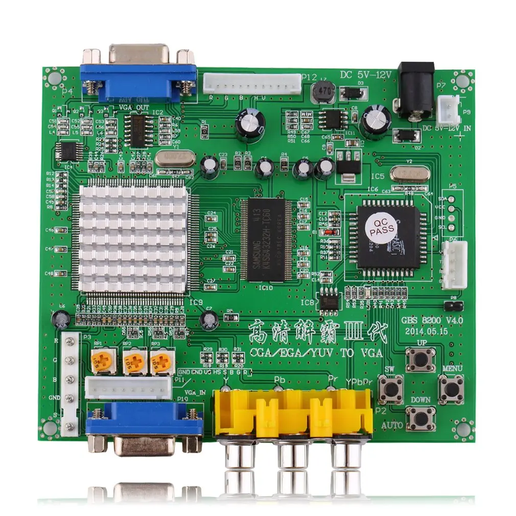 1 шт. новая аркадная игра RGB/CGA/EGA/YUV К VGA HD видео конвертер доска HD9800/GBS8200 Лидер