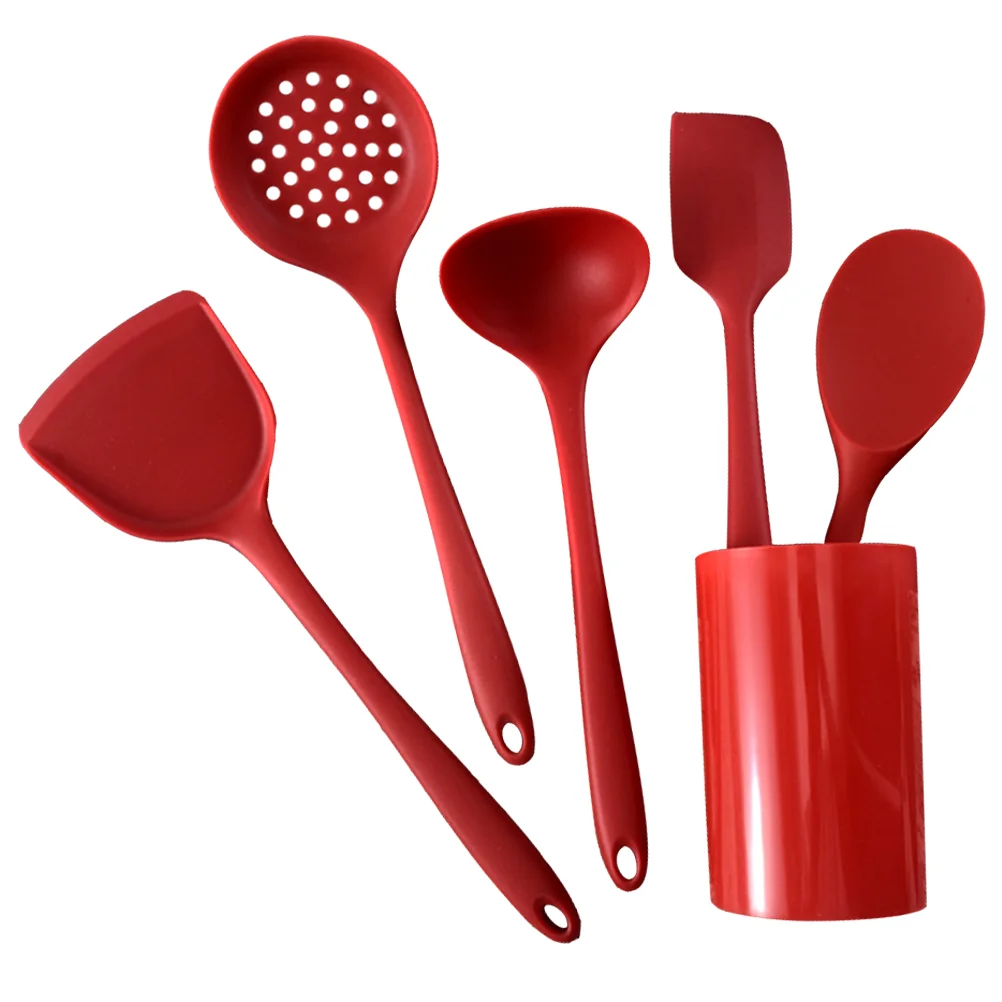 Набор кухонной утвари 6 шт. силиконовые антипригарные кухонные принадлежности