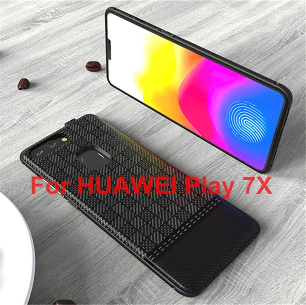 KQJYS чехол для внешнего резервного аккумулятора 5000 мАч для huawei Honor Play 7C 7X чехол для портативного зарядного устройства чехол для аккумулятора - Цвет: Black for Play 7X