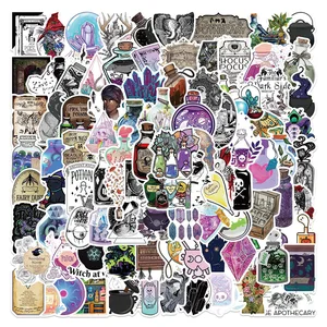 103050100pcs apothecary pharmacist cartoon graffiti stickers aesthetic art stickers laptop car phone kids toys decal sticker free global shipping