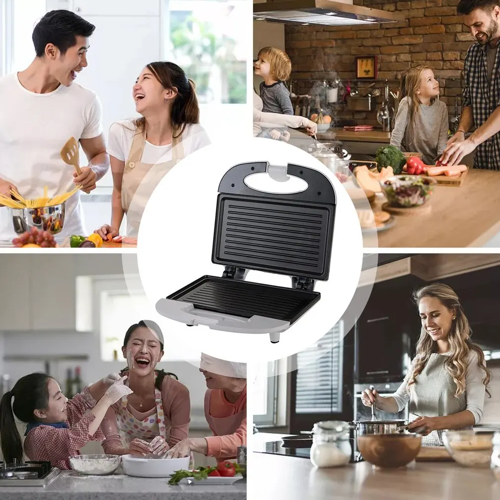 

Sandwich Maker Multifunctional Breakfast Waffle Maker Heating Electric Baking Pan Steak Maker Toast Light Food Maker