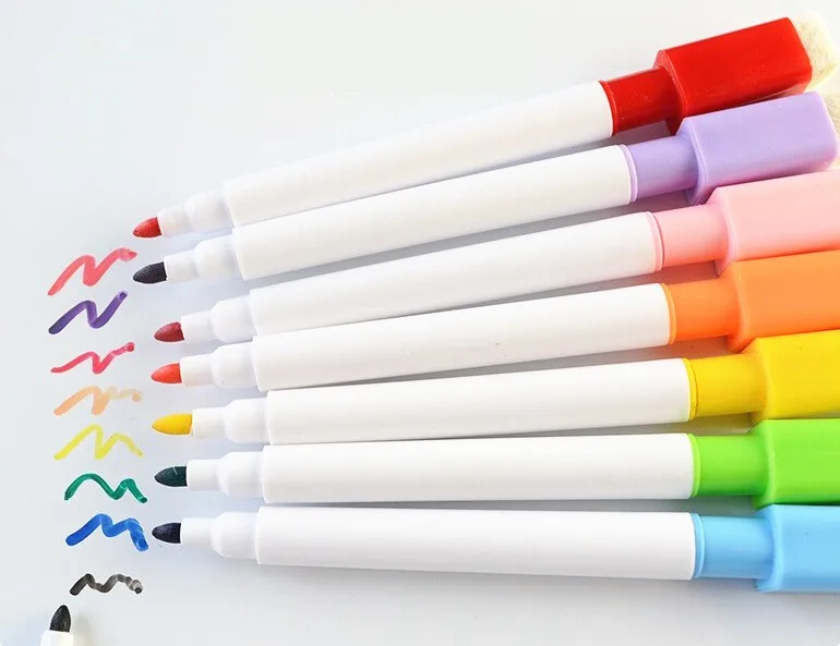 1 шт. магнитный маркер для белой доски акварельная ручка школы офиса с ластиком