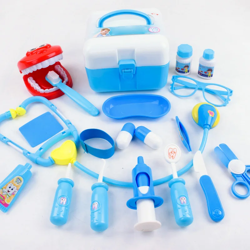 Новое обновление Детский Доктор Deluxe 20 шт Набор игровой домик игрушечный набор