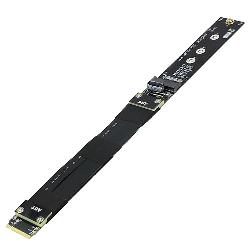 R44SF M.2 NVMe M кабель удлинитель для ключей SSD Riser Card ленточная линия Поддержка M2 до PCI