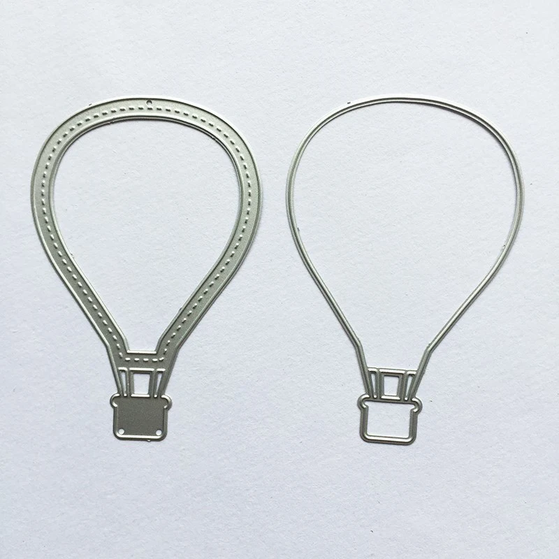 Форма для ножа с воздушным шаром металлическая резки серебряная форма ремесла