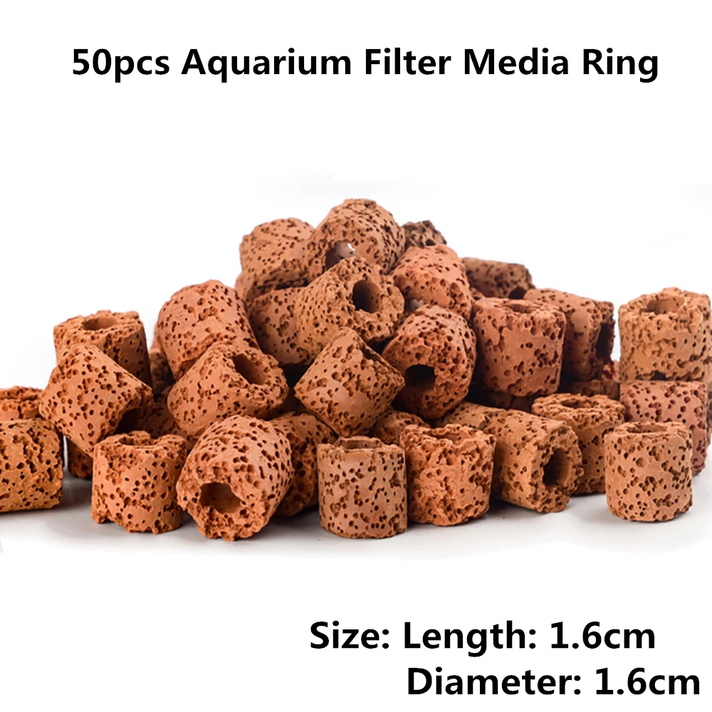 Для аквариума фильтр для аквариума 20 шт./лот 16 мм фильтр для аквариума био шары портативный фильтр для аквариума медиа кольцо био кольцо - Цвет: H26039-50