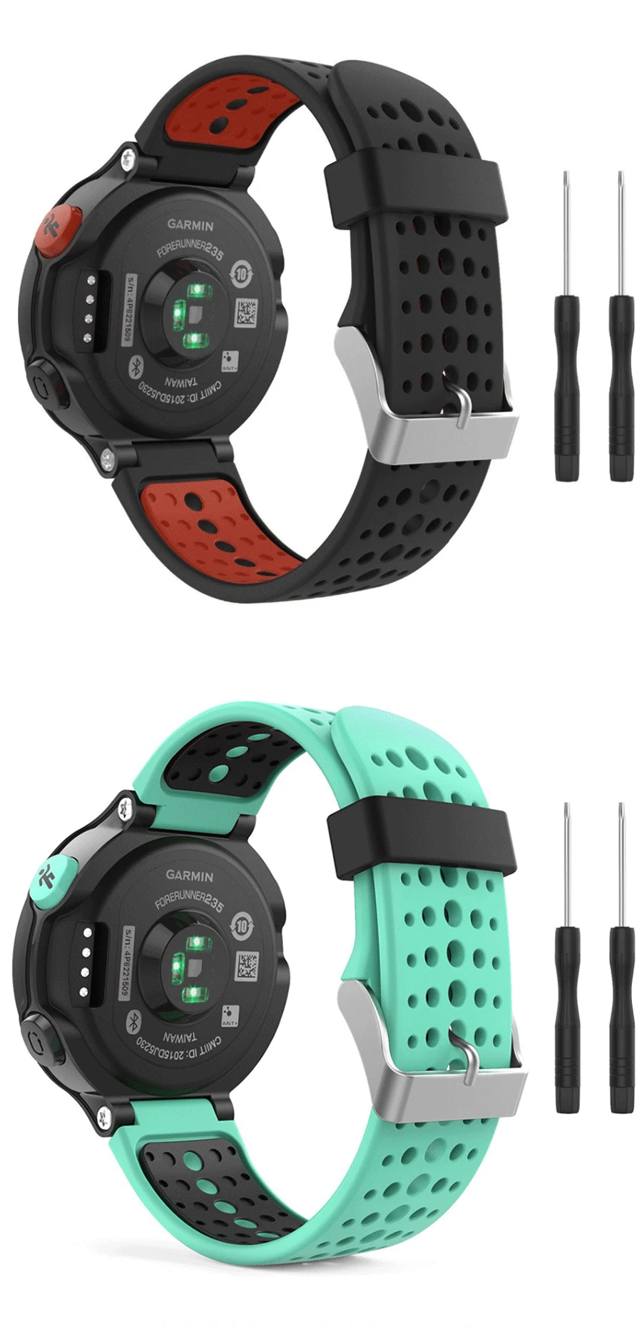 Сменный силиконовый ремешок для наручных часов Garmin Forerunner 235 630 230 gps часы напульсники браслет умные аксессуары