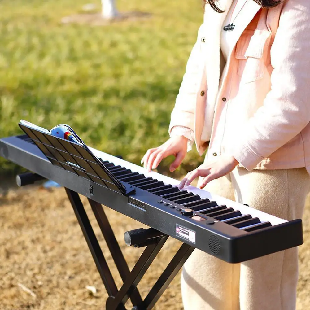 Portable Electronic Organ 88-key Folding Electric Piano Keyboard Musical Instruments Rechargeable Battery With Sustain Pedal
