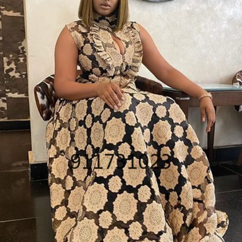 Африканские платья для женщин лето 2021 африканские женские с принтом из