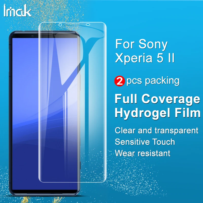 Гидрогелевая пленка imak Для Sony Xperia 1 5 ii мягкая защитная для экрана прозрачная