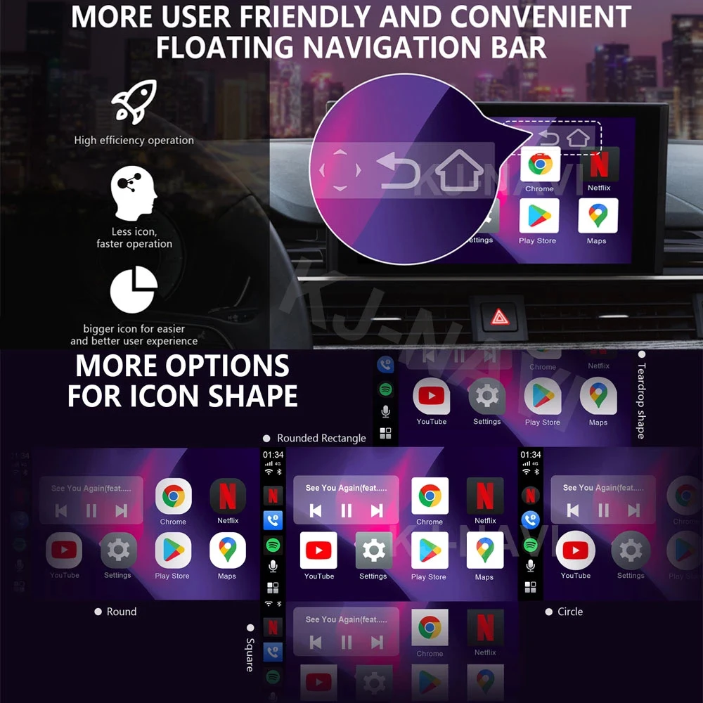 $139.02 2021 New CarPlay Android 10.0 4+64G Ai Box For Car Multimedia Player Car-Play USB Youtube Infex Wireless MirrorLink Bluetooth