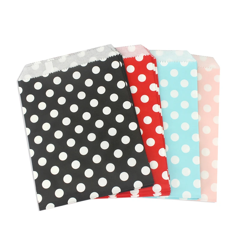 300 шт. бумажные пакеты для подарков в полоску | Дом и сад