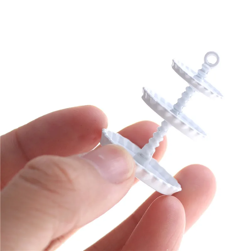 

1Pcs White 1/12 Dollhouse Miniature 3 layer Metal Desserts Snack Rack Stand