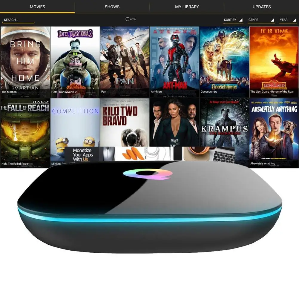 QBox Android 5 1 Amlogic S905 2 4G/5 ГГц Wifi TV Box BT 4K 2G/16G US|ТВ-приставки и медиаплееры| |