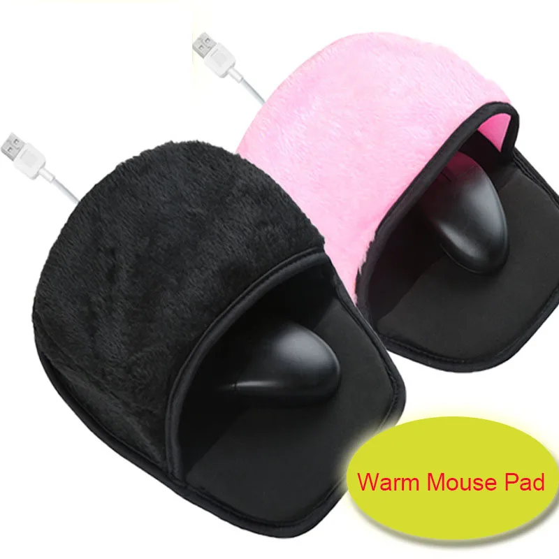 

USB Heated Mouse Pad Lovely Lady Warmer Hands Office Winter Mouse Mat For PC Laptop