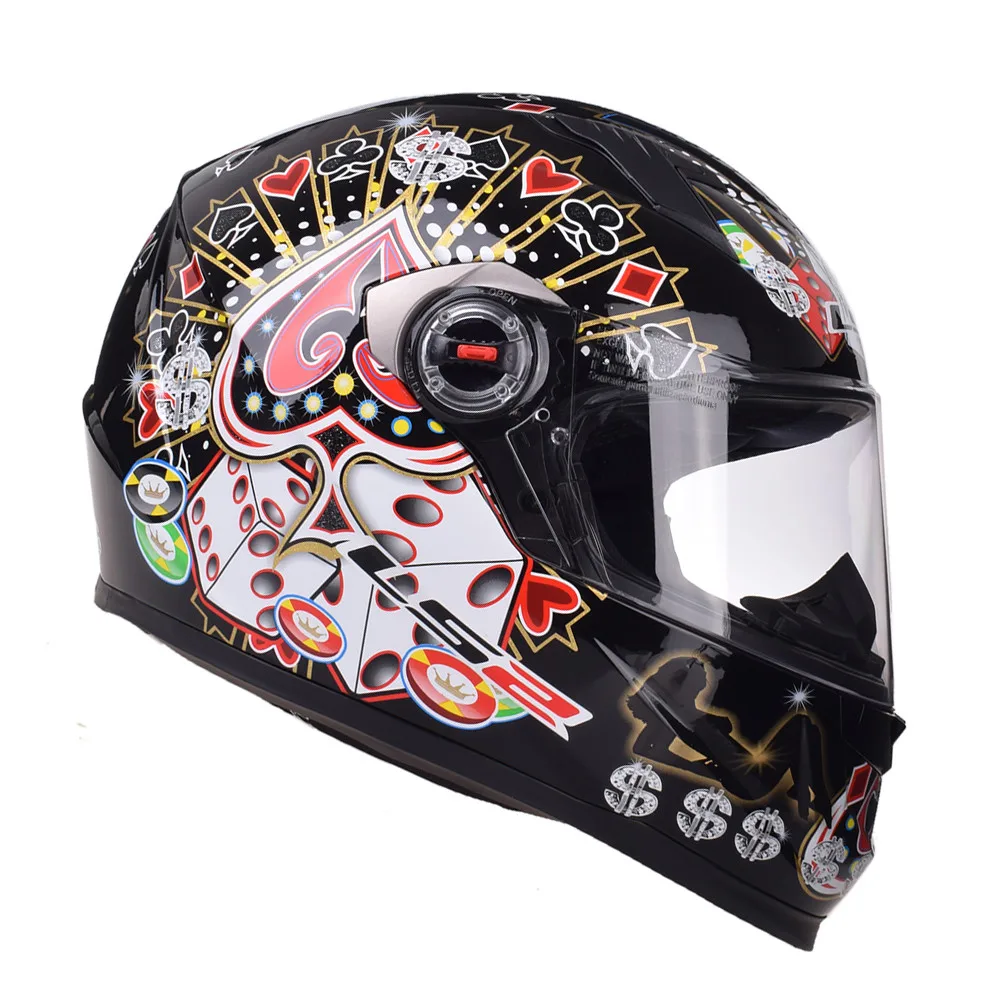 LS2 Полнолицевой гоночный мотоциклетный шлем Capacete Casque Moto Kask шлемы Helm Caschi Crash для