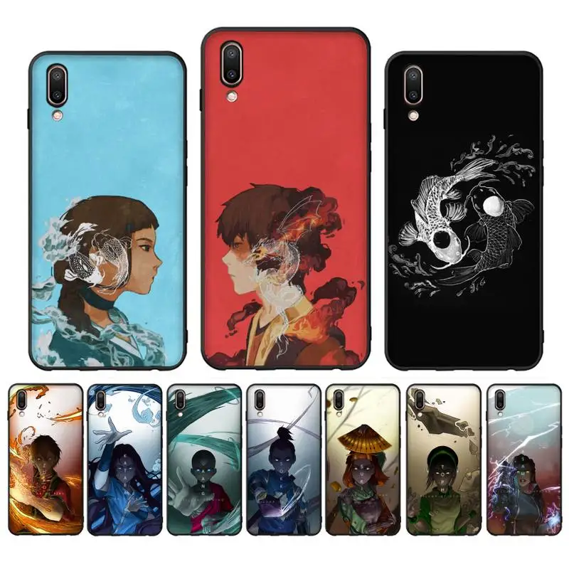 

Anime Avatar The Last Airbender Phone Case Case For Oppo Reno Realme C3 6Pro Cover For vivo Y91C Y17 Y19 Funda Capa