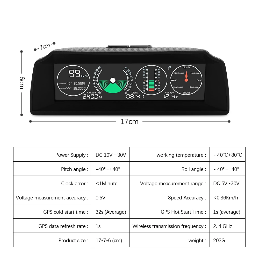 Дисплей на лобовое стекло HUD GO2 цифровой бортовой компьютер GPS навигация