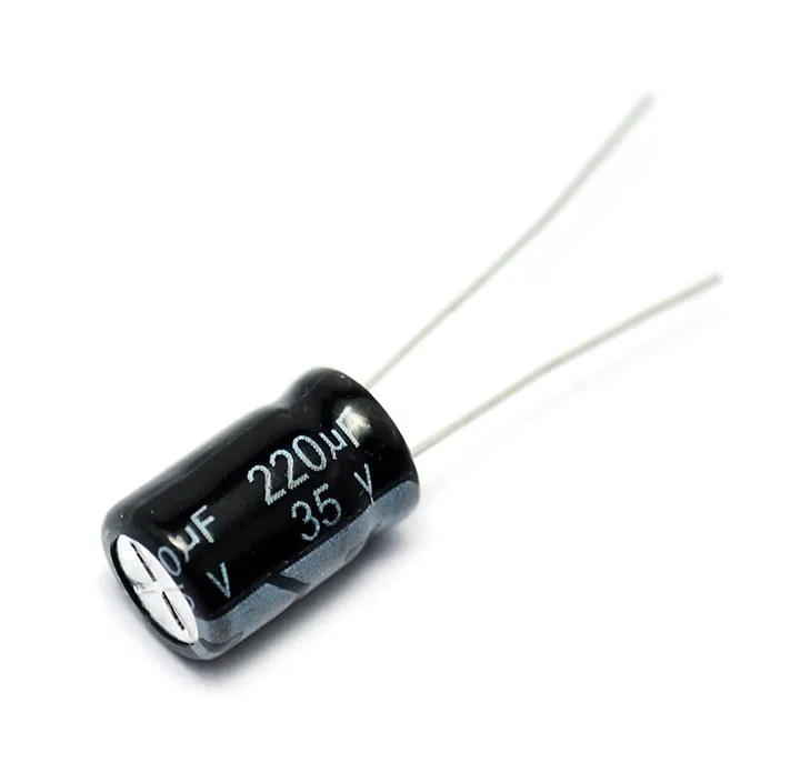 

20PCS Higt quality 35V220UF 8*12mm 220UF 35V 8*12 Electrolytic capacitor