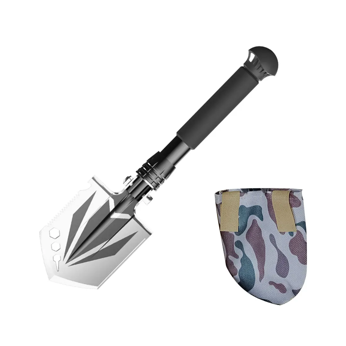 

Mini Garden Folding Portable Garden Planting Vegetables Digging Shovel Axe Outdoor Tool Stainless Steel Shovel