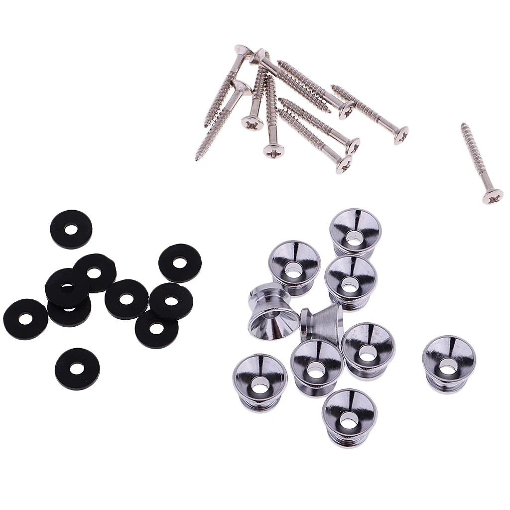 20 шт. замок для гитарного ремня штыревой зажим укулеле электрический бас