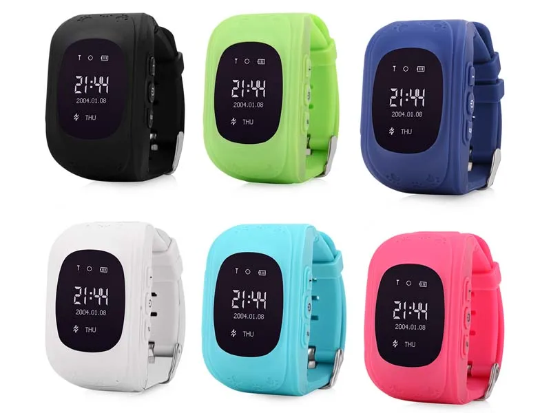 Q50 GPS Tracker Watch Kids Smart Watch SOS Call Anti Lost Bracelet Wristband Children Wearable Devices OLED GPS Locator Tracker