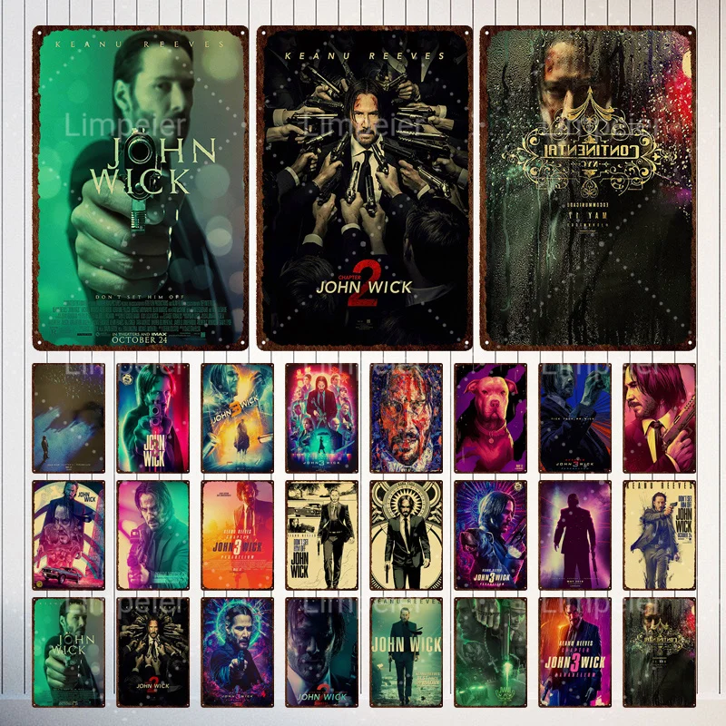 

Американский триллер из фильма «Криминология», Джон фитиль, металлическая пластина, старый ржавый Ретро плакат, клубный бар, металлический ...