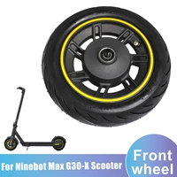 2021 high quality 10 inch front wheel with vacuum tubeless tire assembly 6070 6 5 55psi for ninebot max g30 x kickscooter