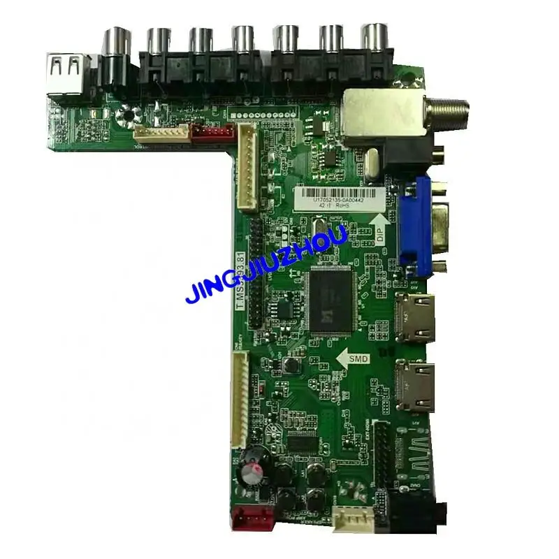 Main Board of GPX U16082590 (T.MS3393.81) TDE5074BT460HB01 V0 T.MS3393.81 motherboard RCA RLDED4633A-C